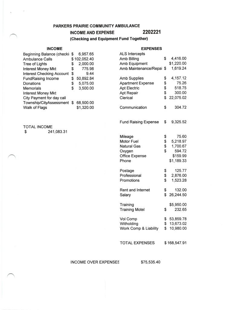 2022 Ambulance Page 2